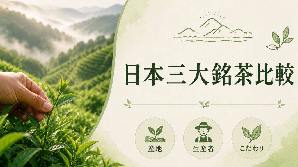 日本三大銘茶比較