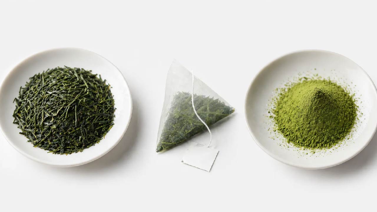 煎茶の茶葉・ティーバッグ・粉末緑茶